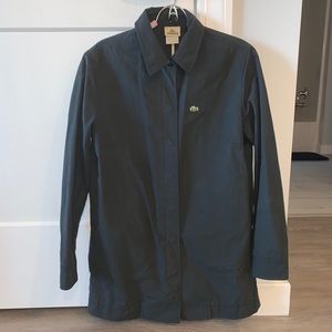 Lacoste Navy Blue Trench Coat